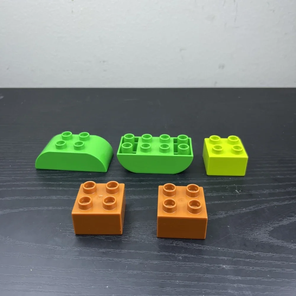 LEGO DUPLO Lot of 5 Assorted Building Pieces Random Colors & Shapes